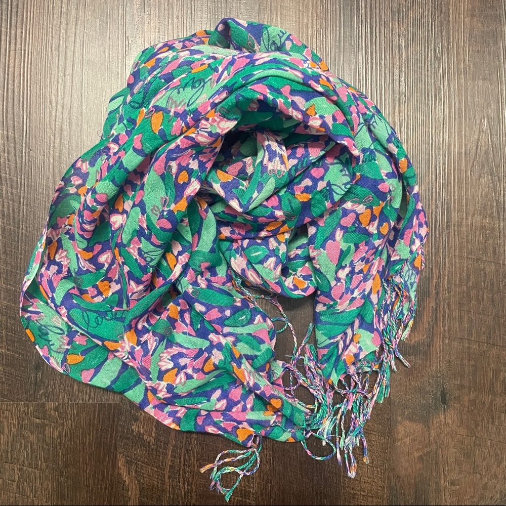 Lilly Pulitzer True Blue Loves Me Murfee Scarf